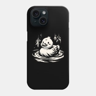 Kawaii Cool Retro Duck Japan Style Funny Duck Phone Case