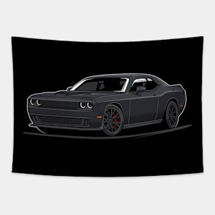 Challenger Hellcat (black) Tapestry