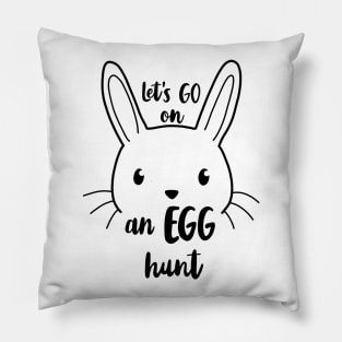 Easter Bunny - Egg Hunt Pillow