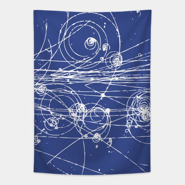 Particles! (dark gear edition) Tapestry by kipstewart