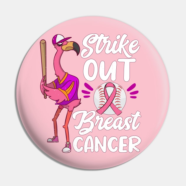 Strike Out Breast Cancer Awareness Month Baseball Softball Kids Long Sleeve Shirt