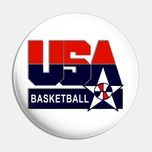 USA Bball America Basketball 1992 Pin