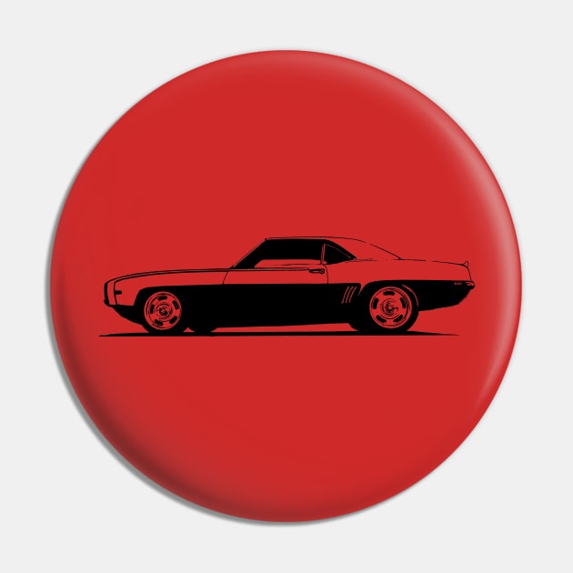 1969 Chevy Camaro - stylized monochrome Pin by mal_photography