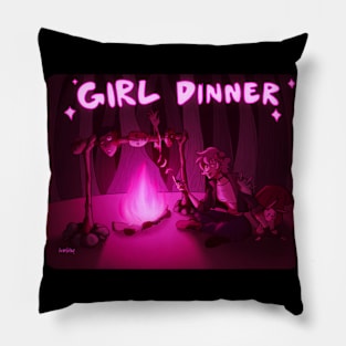 Girl Dinner Pillow