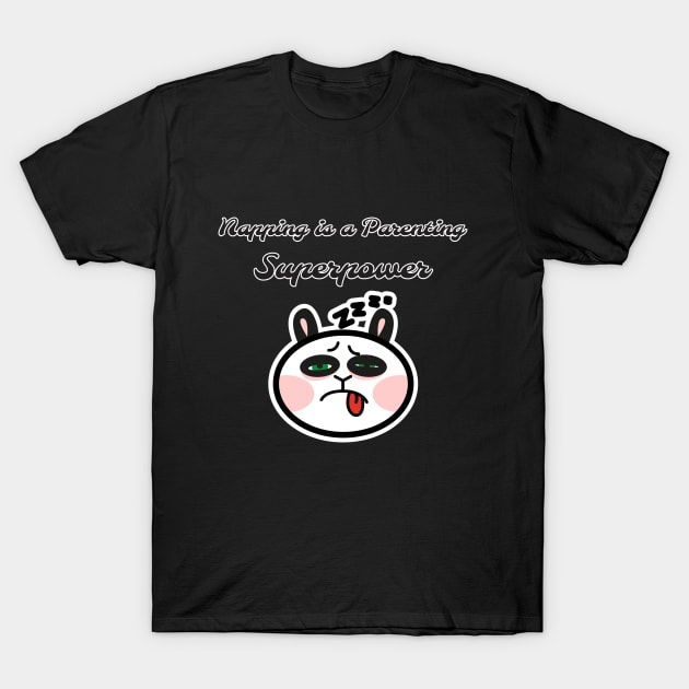 Napping is a Parenting Superpower Awesome Parenting T-Shirt by Lamount Tees