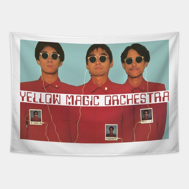 Yellow Magic Orchestra Tapestry by unknown_pleasures