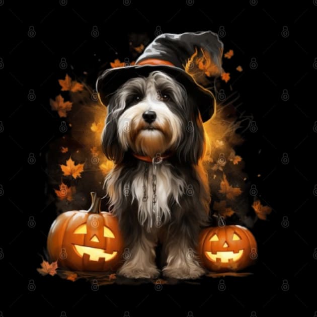 Tibetan terrier Halloween by NatashaCuteShop