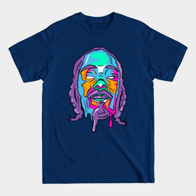 Disover Squiggly melt snoop - Snoop Dogg - T-Shirt