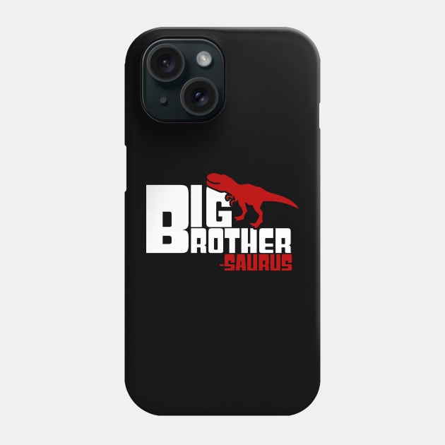 Big Brother-Saurus Cute Older Sibling Dinosaur Phone Case by theperfectpresents