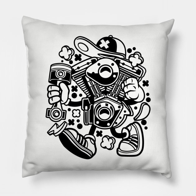 Engine replacement Pillow by Superfunky