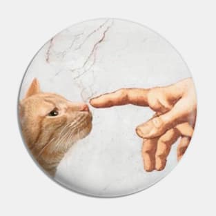 Creation of Adam miau Pin