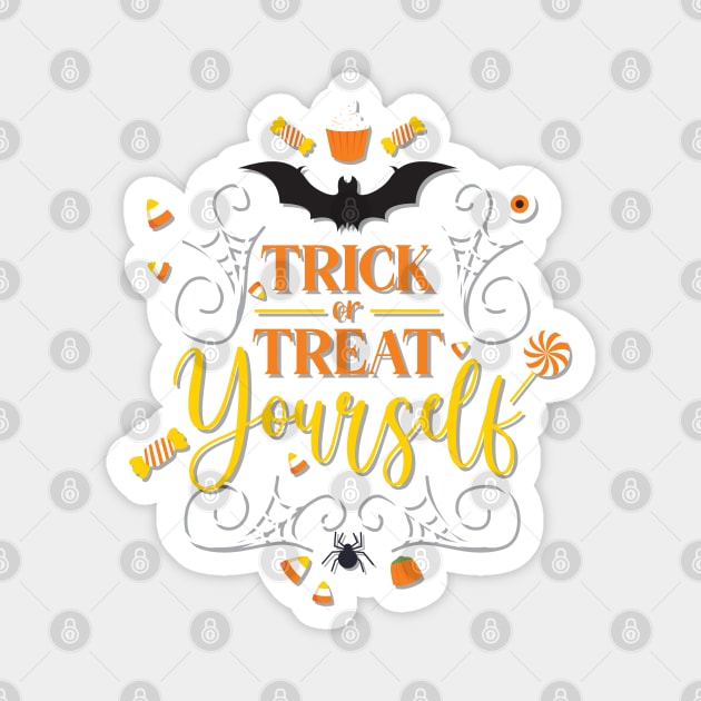 Trick or Treat Yourself Magnet by RachelKrueger