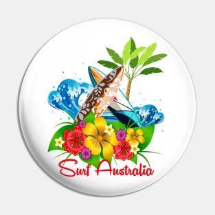 Surf Australia Pin