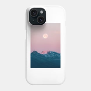 Moon and the Mountains – Landscape Photography Phone Case