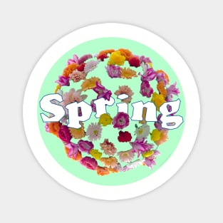 Blooming into Spring Fresh Green Magnet