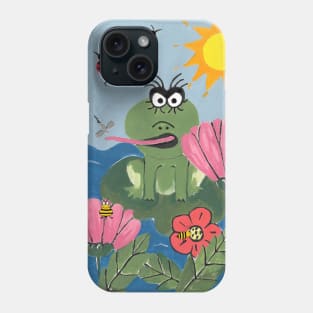 THE Frog And The Fly Painting Phone Case