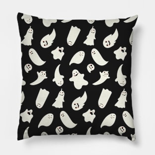 Halloween School of Ghost Pattern Pillow