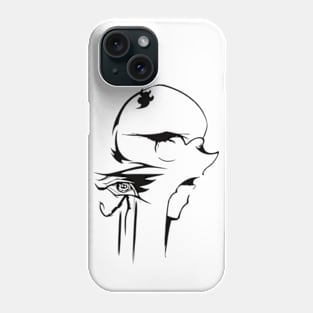 Scorpio eye and face Phone Case