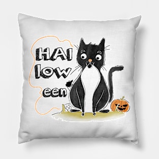 Cat halloween Pillow