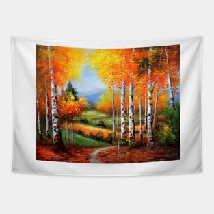 BRILLIANT FOLIAGE Tapestry