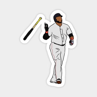 Big Papi Bat Flip Magnet