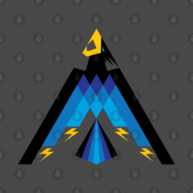 Triangular Thunderbird by stevenselbyart