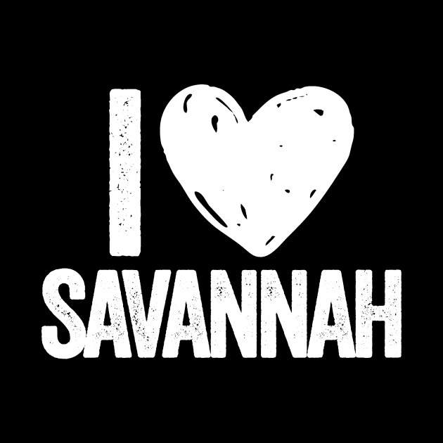 i love Savannah - white type by SUMAMARU