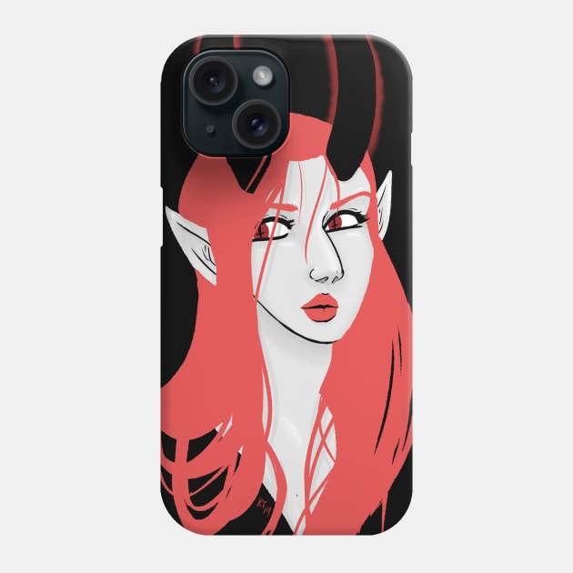 Demon Girl Phone Case by Kytri