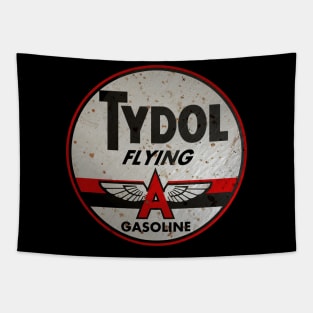 Tydol Flying Gasoline vintage sign rusted version Tapestry