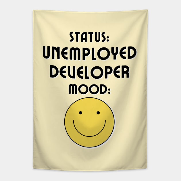 Unemployed Developer Tapestry by Mey Designs