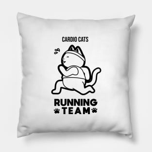 Cardio Cats Running Team! Pillow