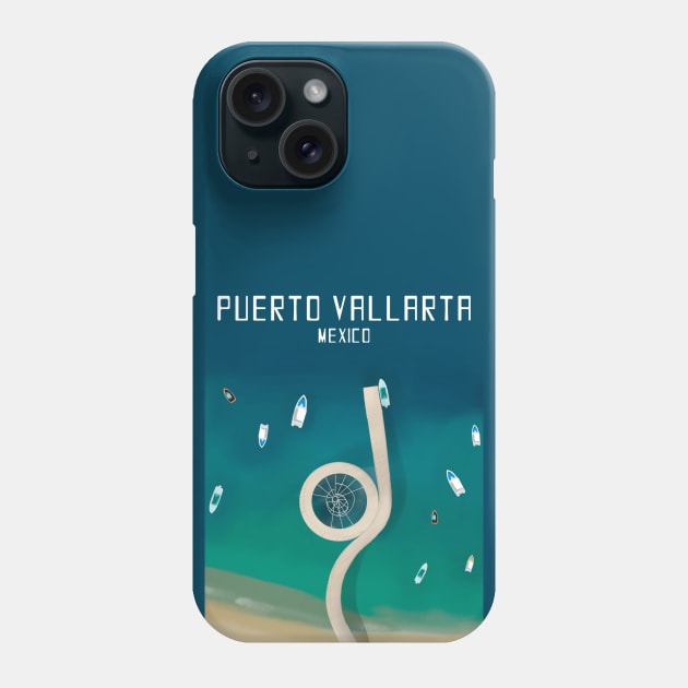 Los Muertos Pier Puerto Vallarta Mexico Phone Case by DiegoCarvalho