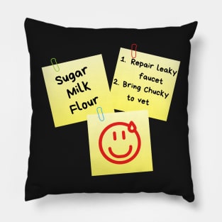 To Do Tasks Sticky Memo Pillow