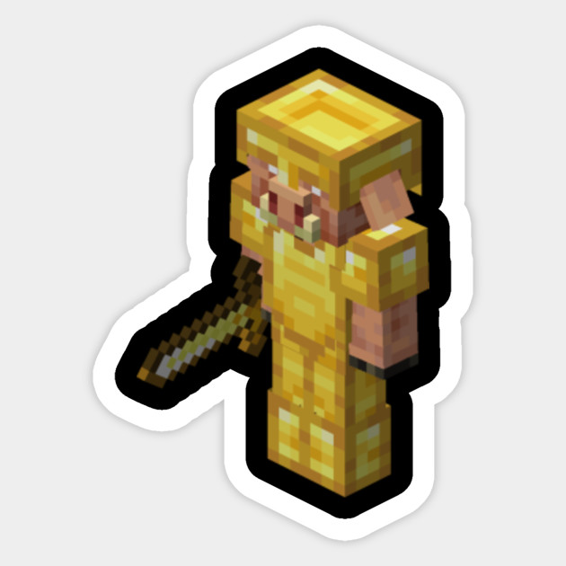 Minecraft Piglin in gold armour - Minecraft Nether Update ...