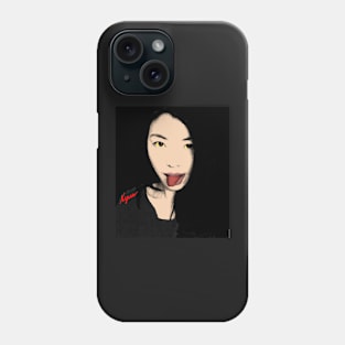 FUNNY GIRL - Pop art tongue Phone Case