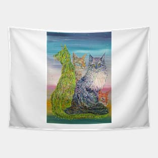 FOUR CATS Tapestry