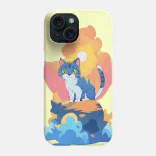 Sunset Cat Phone Case