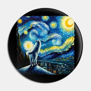 Moonlight Sonata Serenade Your Style with Majestic Wolf Tees Pin