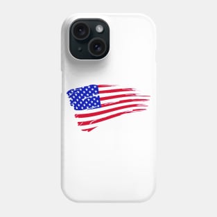 American Flag shirt Phone Case