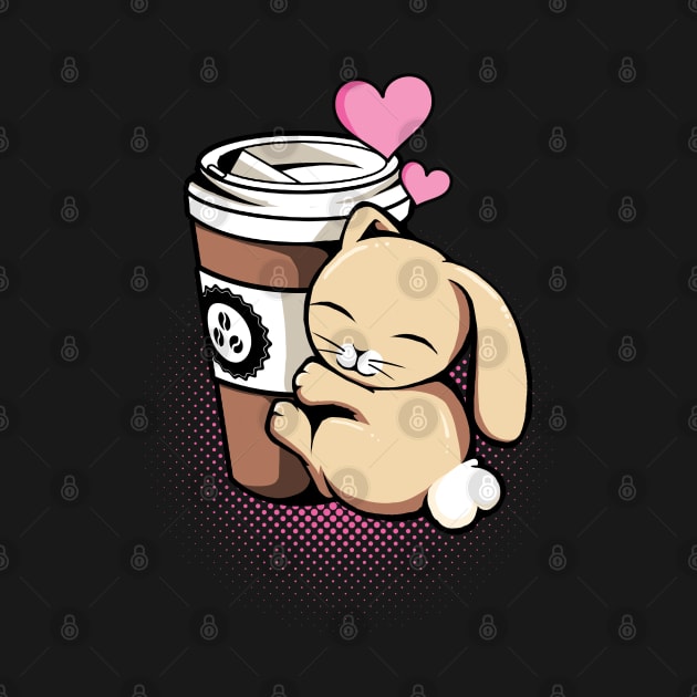 Bunny Hearts Coffee by SpicyMonocle