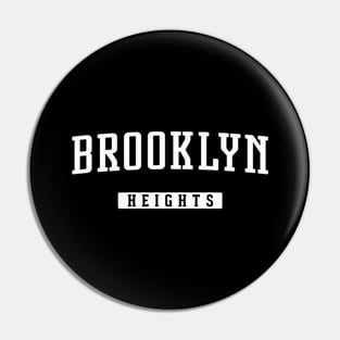 Brooklyn Heights New York Pin