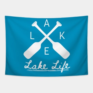 Lake Life Paddles Tapestry