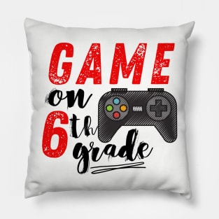 Game On 6th Grade Back to School Pillow