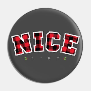 The Nice List Pin