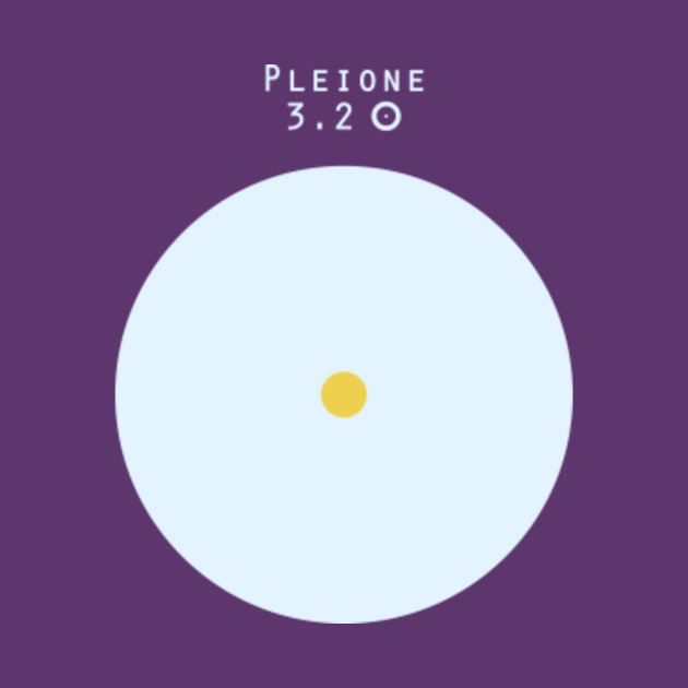 Pleione Size Chart