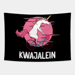 Kwajalein Atoll Marshall Islands Unicorn Bicycle Tapestry