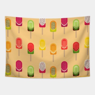 Fruit popsicles - Warm Yellow Tapestry