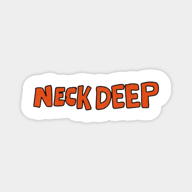 Neck Deep STFU Magnet by LNOTGY182