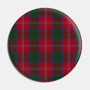 Chisholm Clan Tartan (High Res) Pin