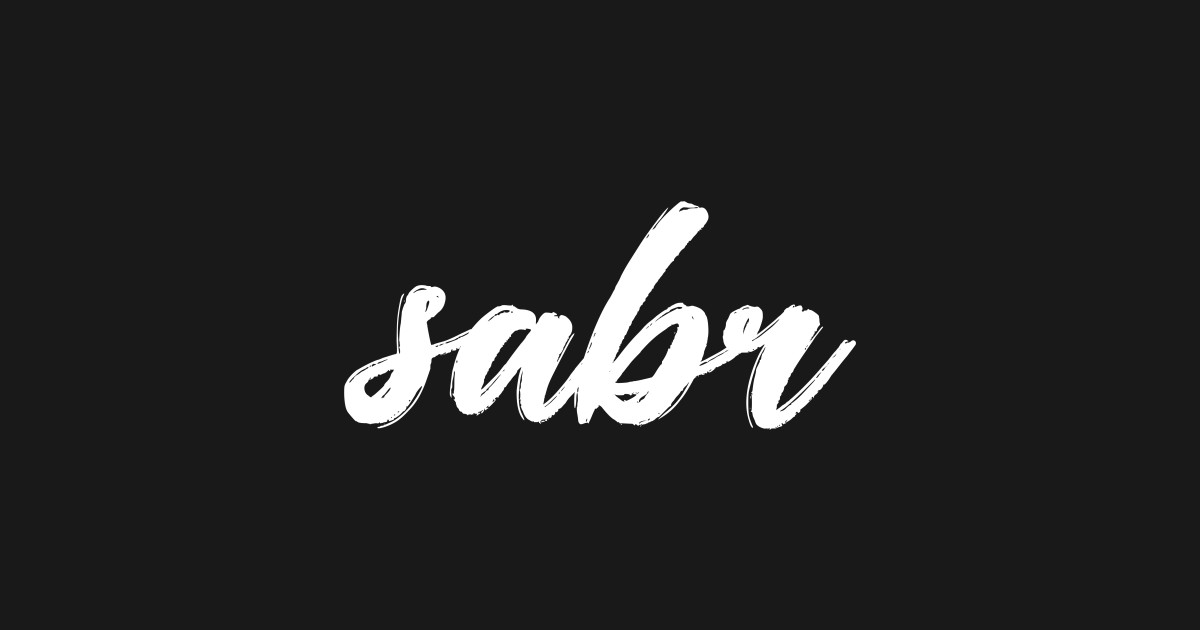 Sabr - Big Print - Sabr - T-Shirt | TeePublic